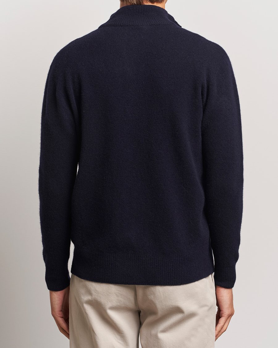 Heren | Truien | Altea | Shetland Cardigan Navy