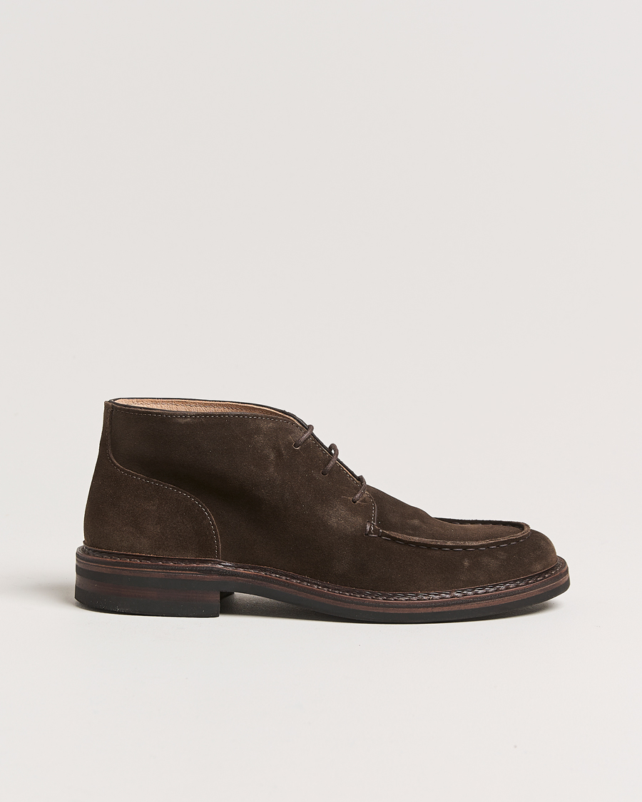 Heren | Astorflex Dukeflex Dainite Chukka Boot Dark Brown Suede | Astorflex | Dukeflex Dainite Chukka Boot Dark Brown Suede