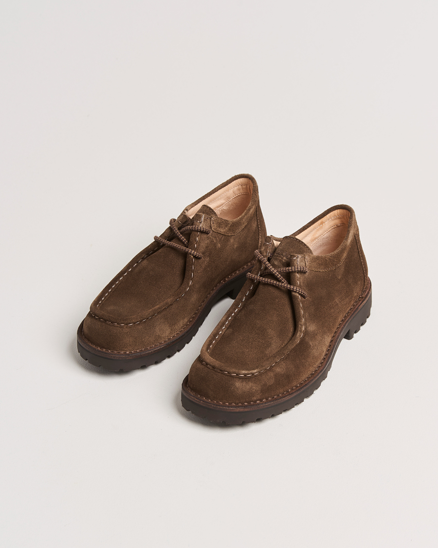 Heren | Astorflex Beenflex Rubber Sole Shoe Dark Khaki Suede | Astorflex | Beenflex Rubber Sole Shoe Dark Khaki Suede