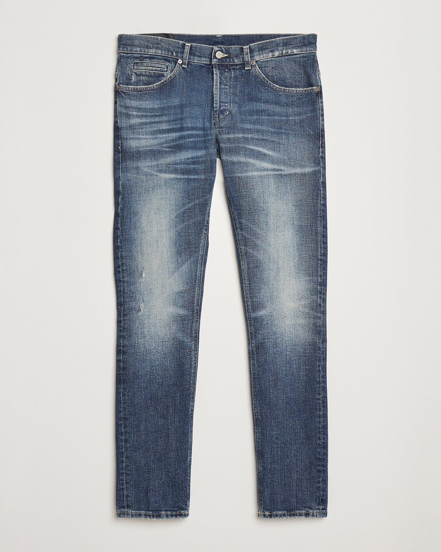 Heren | Jeans | Dondup | George Jeans Medium Blue