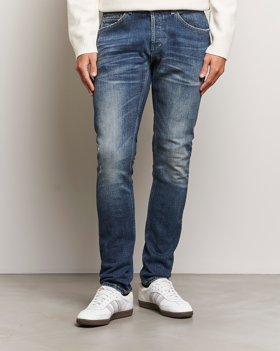 Heren | Jeans | Dondup | George Jeans Medium Blue