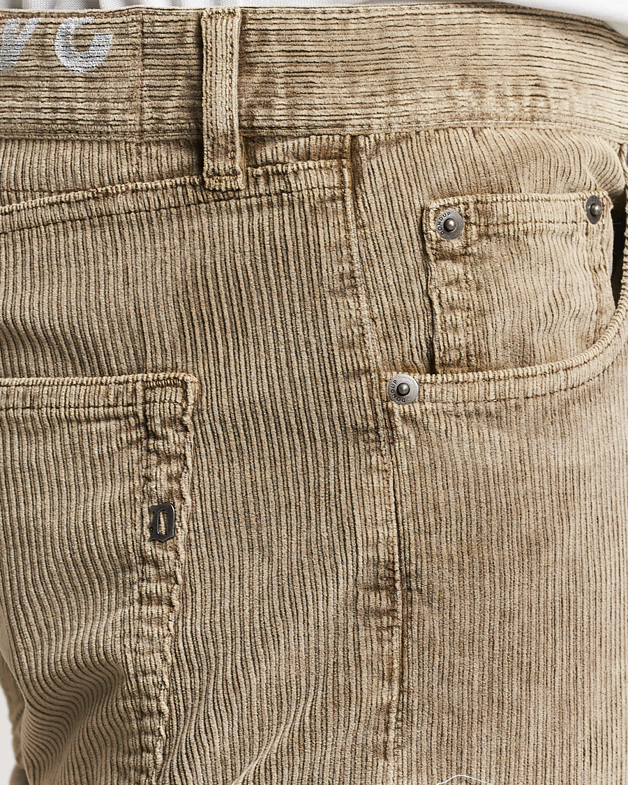 Heren | Broeken | Dondup | Icon Corduroy Trousers Khaki