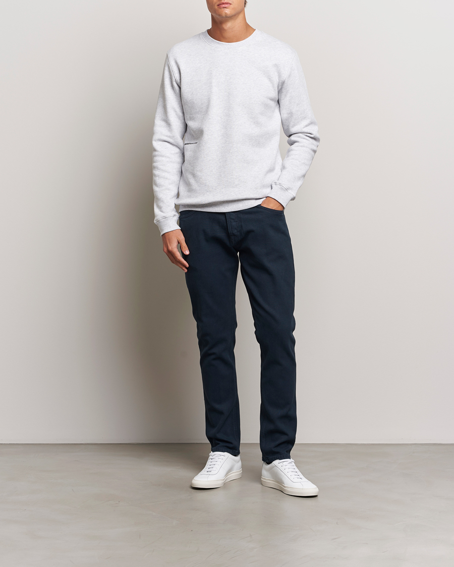 Heren | Truien | Dondup | Logo Crew Neck Sweatshirt Grey Melange