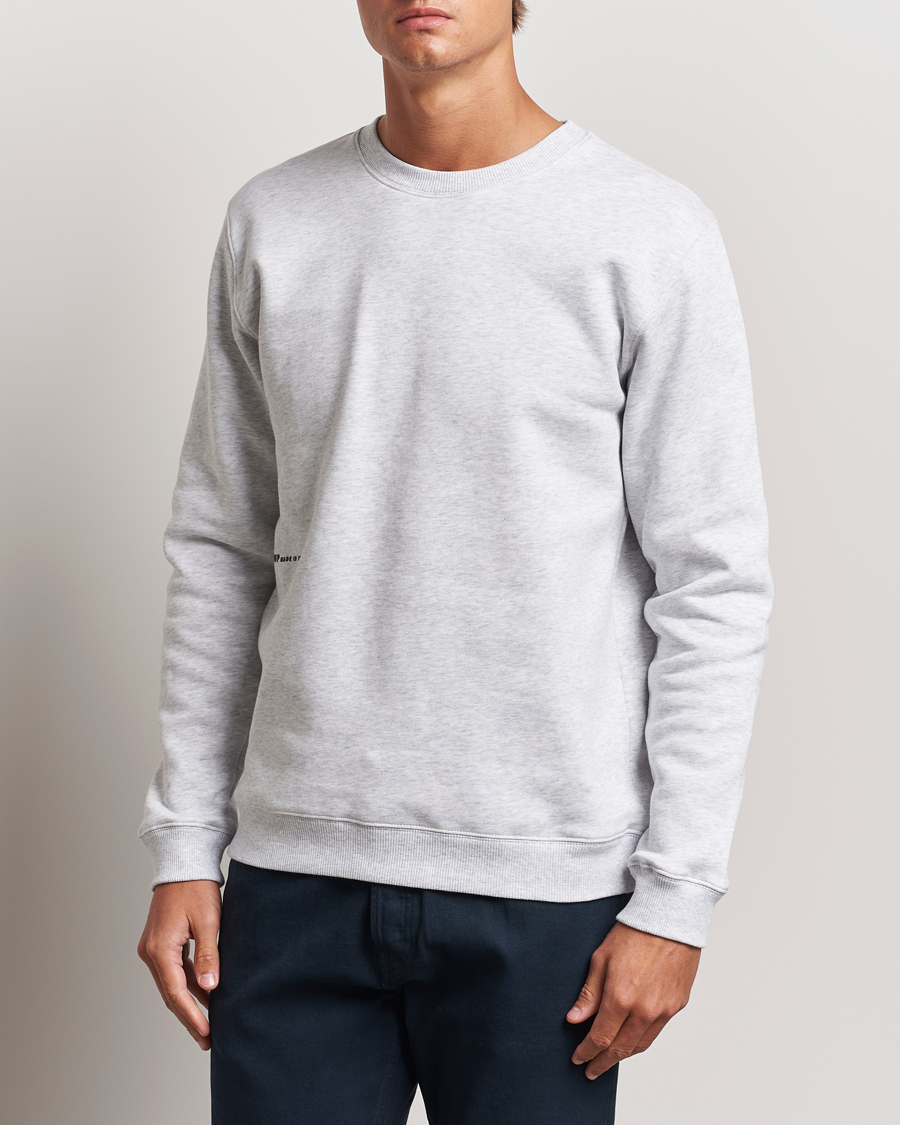 Heren | Truien | Dondup | Logo Crew Neck Sweatshirt Grey Melange