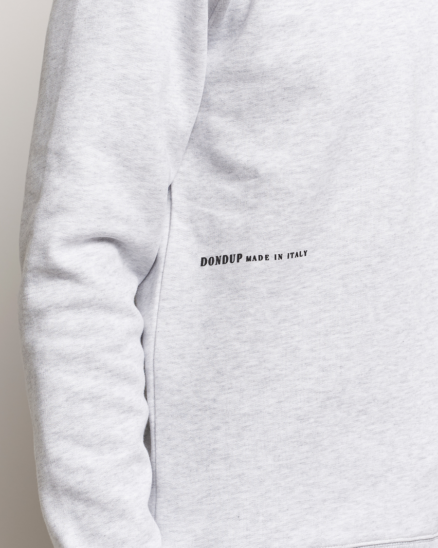 Heren | Truien | Dondup | Logo Crew Neck Sweatshirt Grey Melange