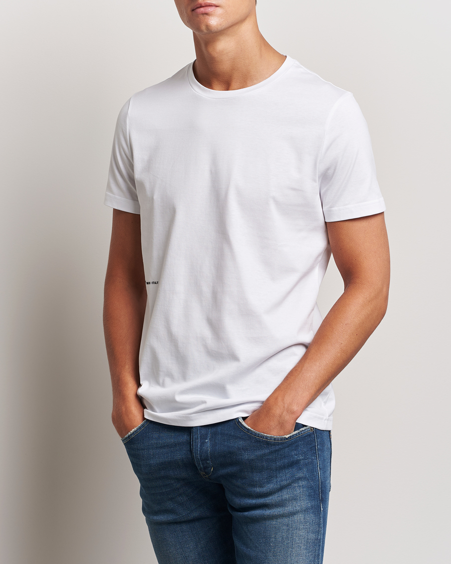Heren | T-shirts | Dondup | Logo Crew Neck T-Shirt White