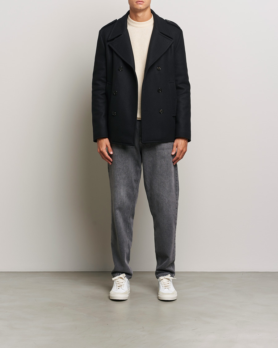 Heren | Jassen | Dondup | Wool Peacoat Black