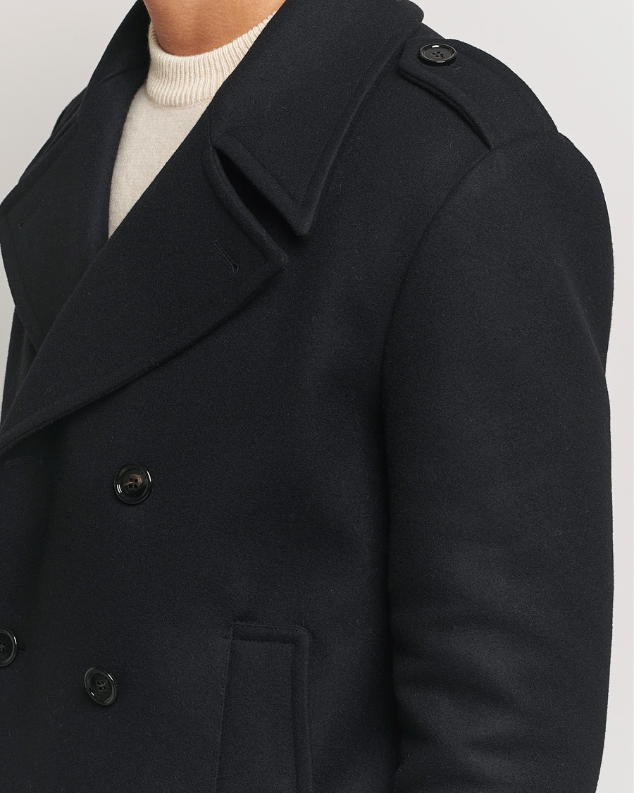 Heren | Jassen | Dondup | Wool Peacoat Black