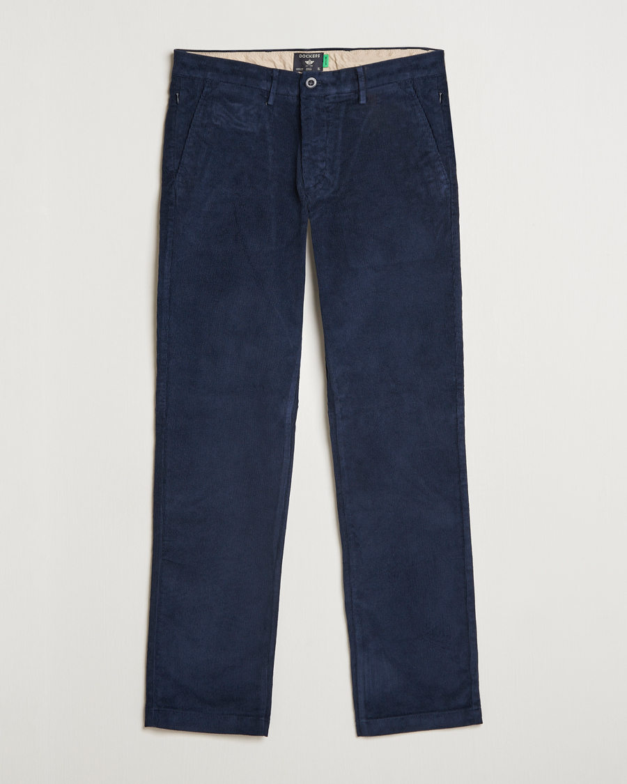 Heren | Broeken | Dockers | Slim Cotton Corduroy Chino Navy
