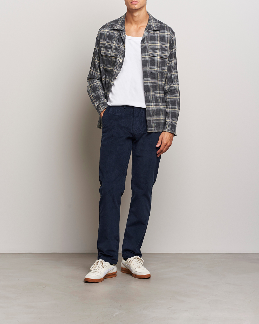 Heren | Broeken | Dockers | Slim Cotton Corduroy Chino Navy