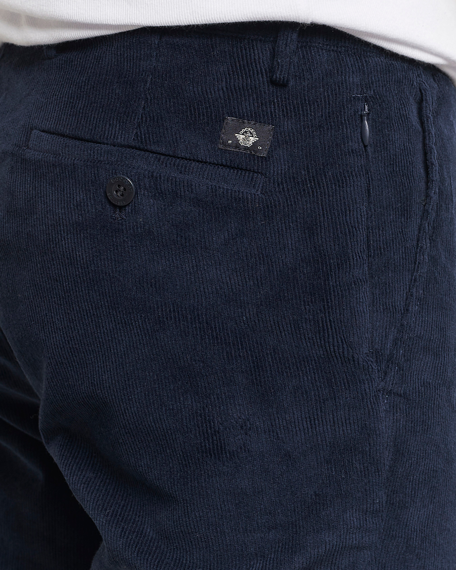 Heren | Broeken | Dockers | Slim Cotton Corduroy Chino Navy