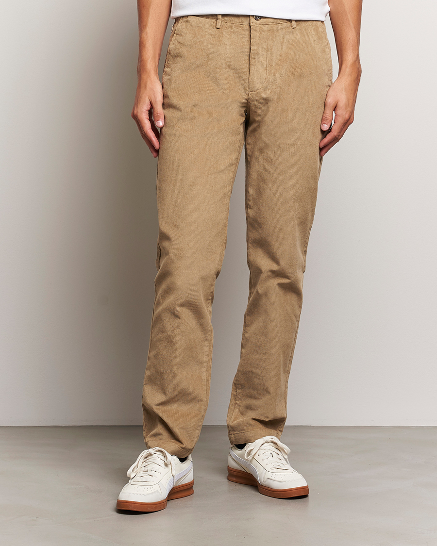 Heren | Broeken | Dockers | Slim Cotton Corduroy Chino Harvest Gold