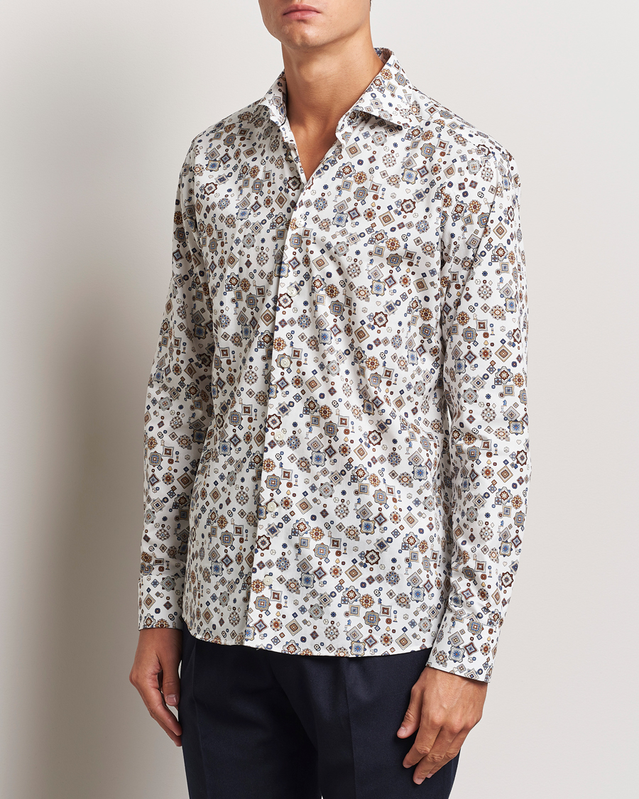 Heren | Overhemden | Eton | Slim Fit Signature Twill Printed Shirt Multi