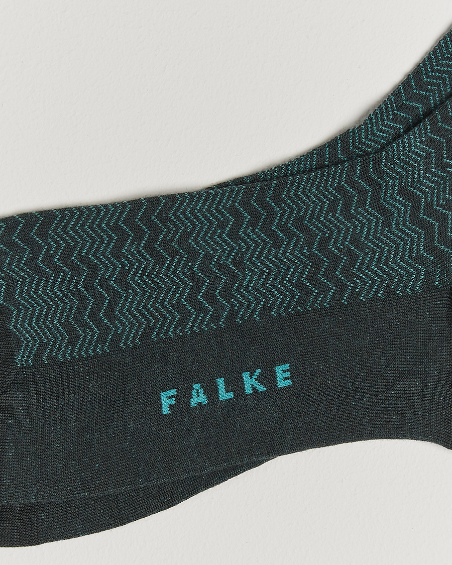 Heren | Ondergoed | Falke | Mighty Nest Wool/Cotton Socks Forest Green