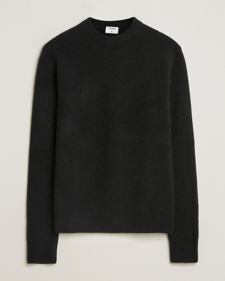Heren | Truien | Filippa K | Yak Knitted Sweater Black