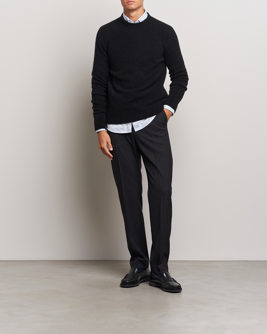 Heren | Truien | Filippa K | Yak Knitted Sweater Black