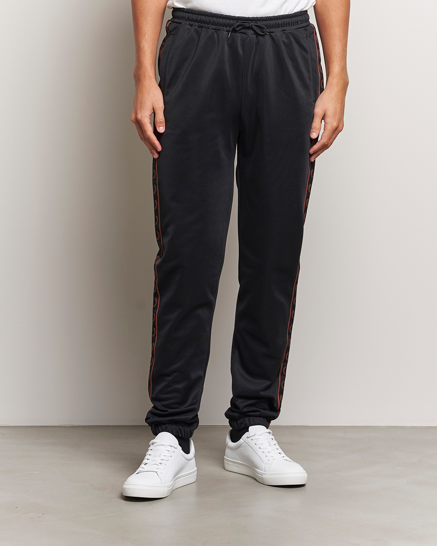 Heren | Broeken | Fred Perry | Taped Track Pants Black