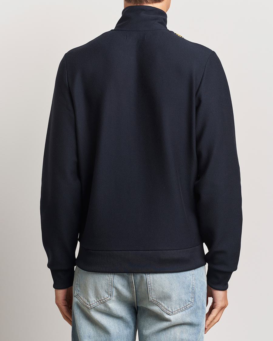 Heren | Truien | Fred Perry | Ombre Striped Track Jacket Navy