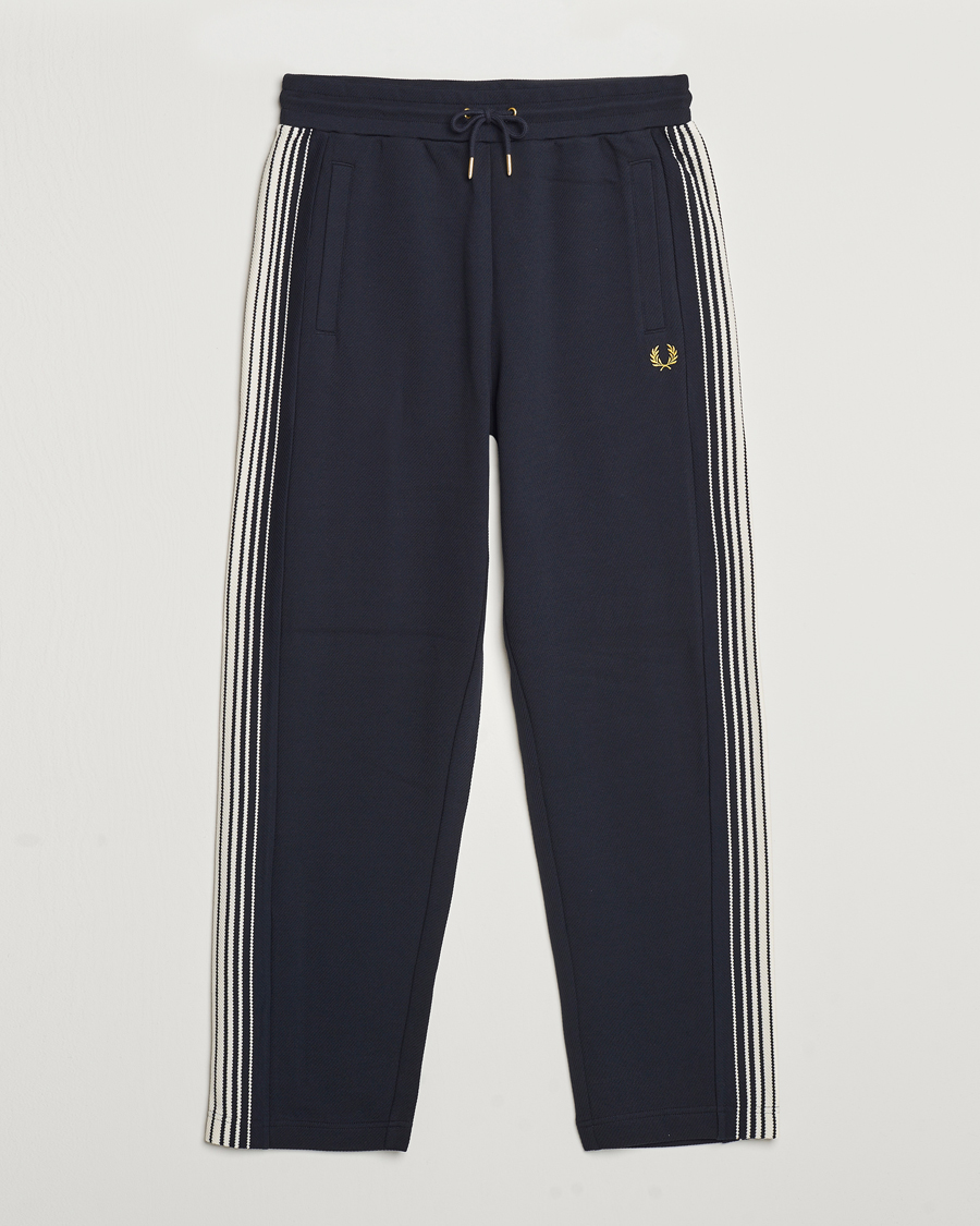 Heren | Broeken | Fred Perry | Ombre Striped Track Pants Navy
