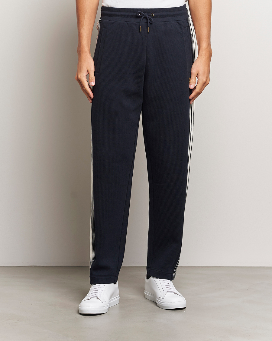 Heren | Broeken | Fred Perry | Ombre Striped Track Pants Navy