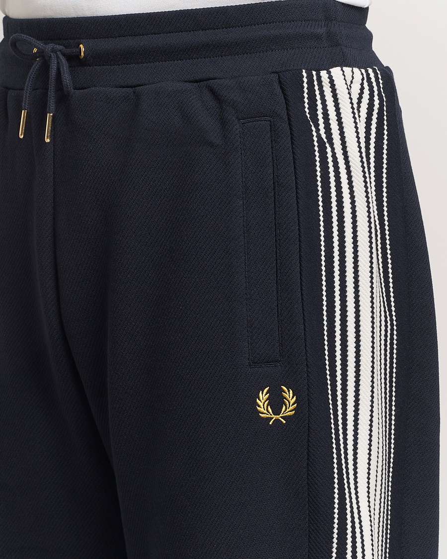 Heren | Broeken | Fred Perry | Ombre Striped Track Pants Navy