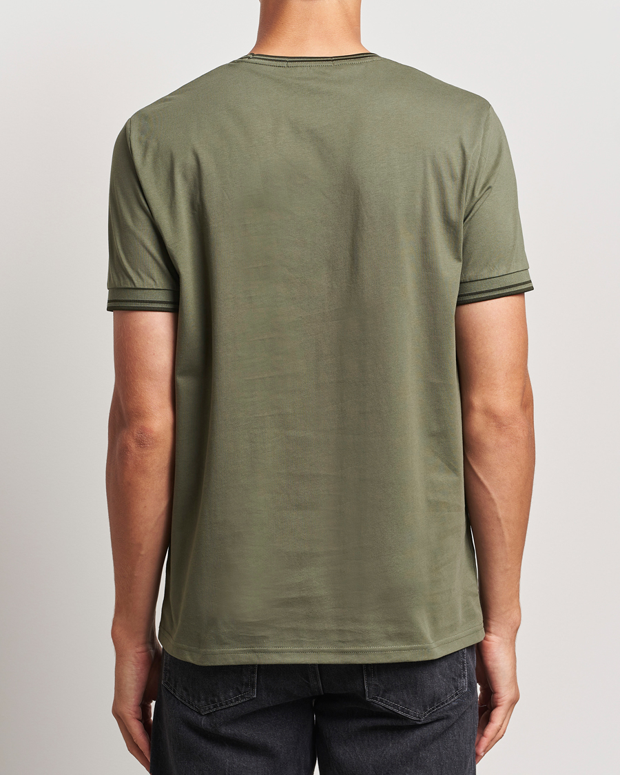 Heren | T-shirts | Fred Perry | Twin Tipped T-Shirt Laurel Green