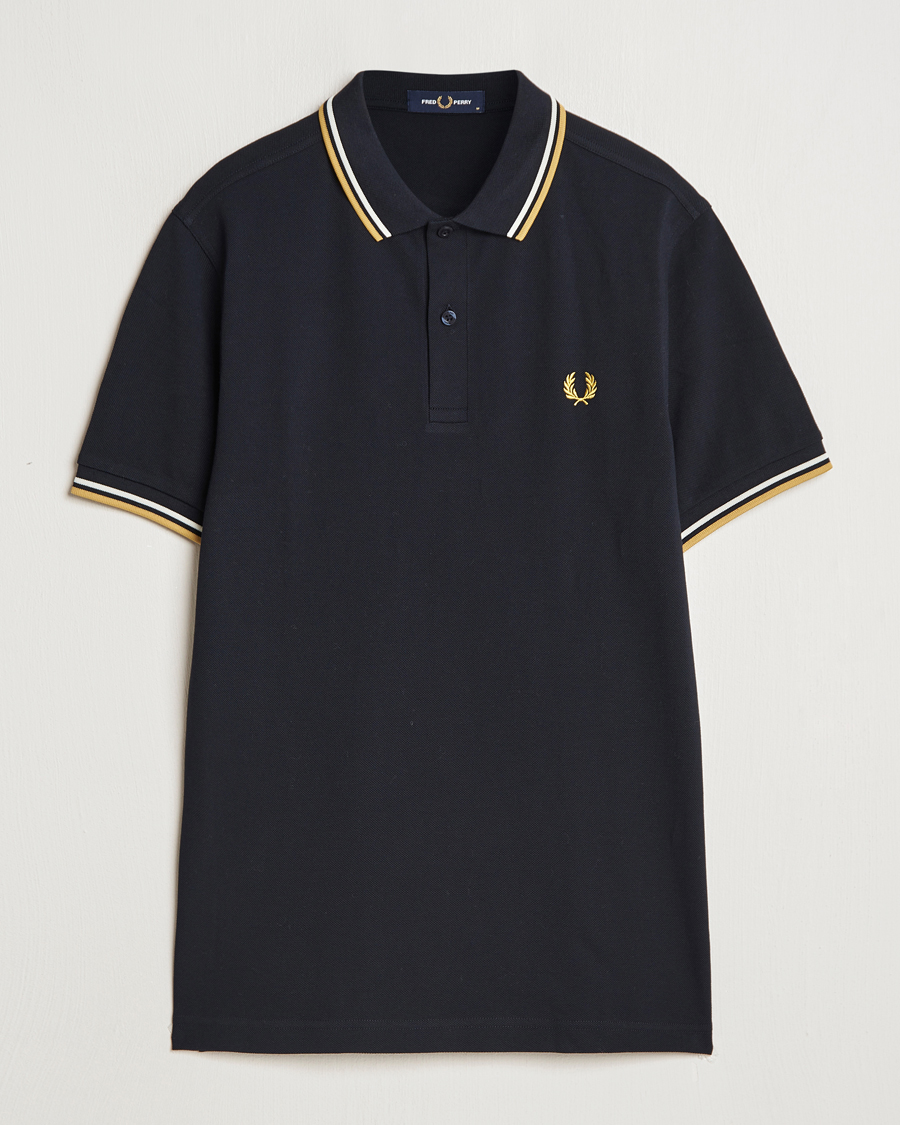 Heren | Polo's | Fred Perry | Twin Tipped Shirt Navy