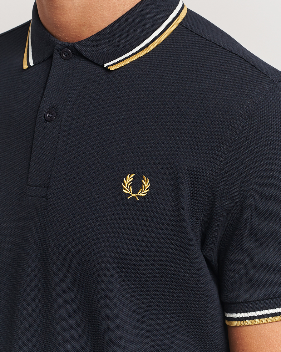 Heren | Polo's | Fred Perry | Twin Tipped Shirt Navy