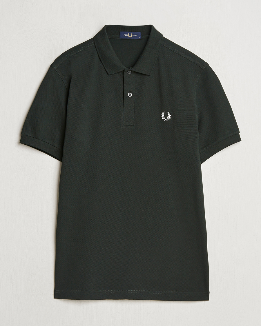Heren | Polo's | Fred Perry | Plain Polo Shirt Night Green