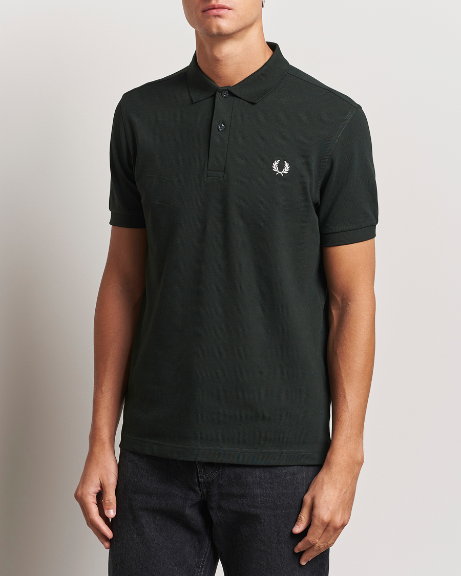 Heren | Polo's | Fred Perry | Plain Polo Shirt Night Green