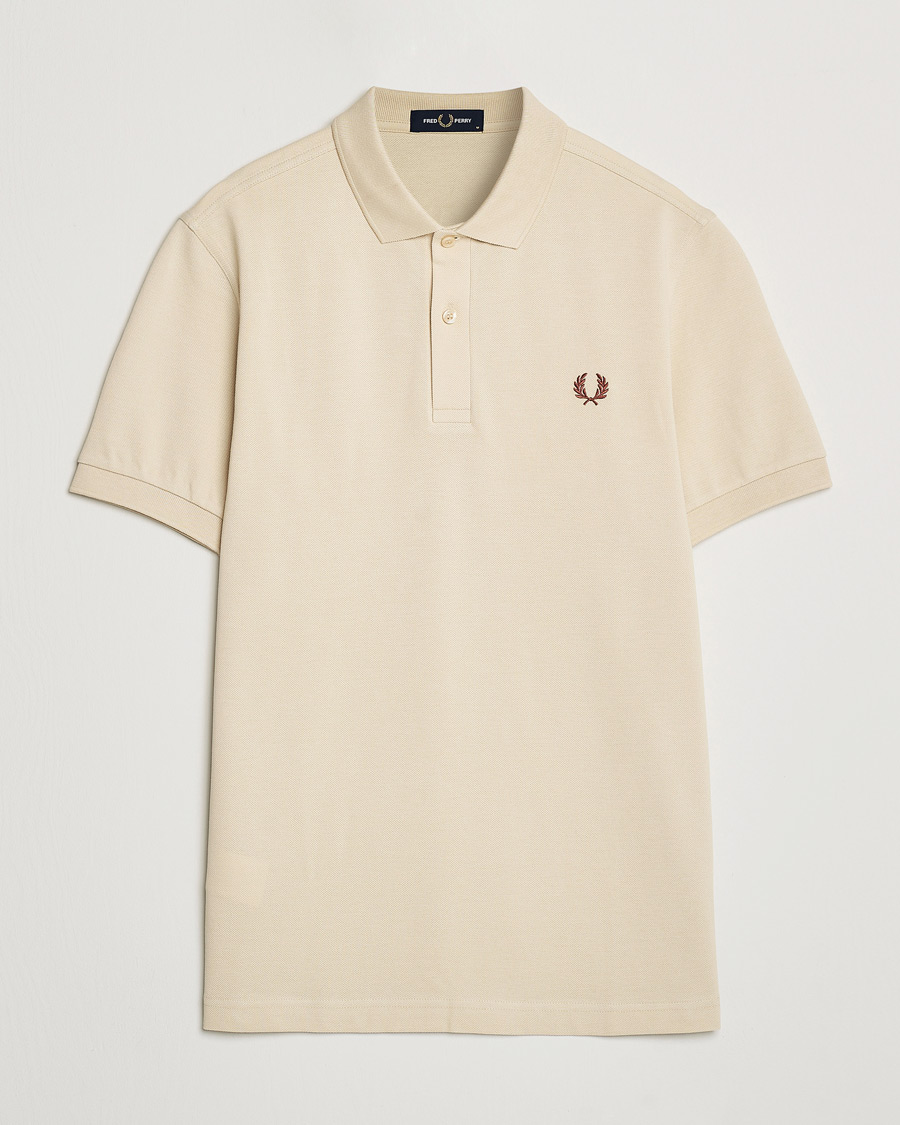 Heren | Polo's | Fred Perry | Plain Polo Shirt Oatmeal