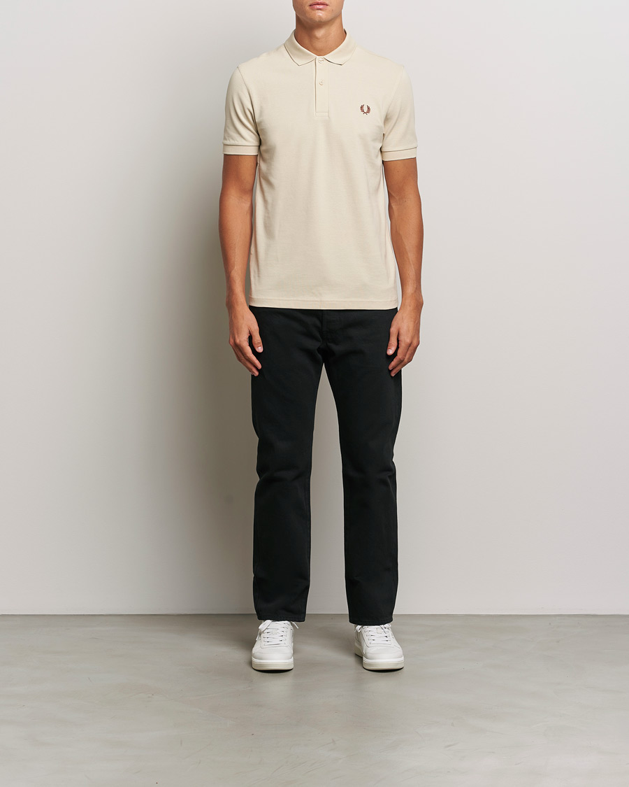 Heren | Polo's | Fred Perry | Plain Polo Shirt Oatmeal