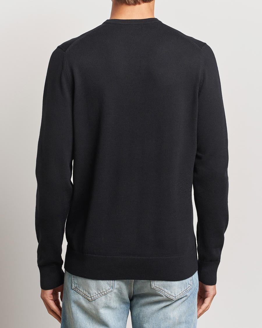 Heren | Truien | Fred Perry | Classic Crew Neck Jumper Black