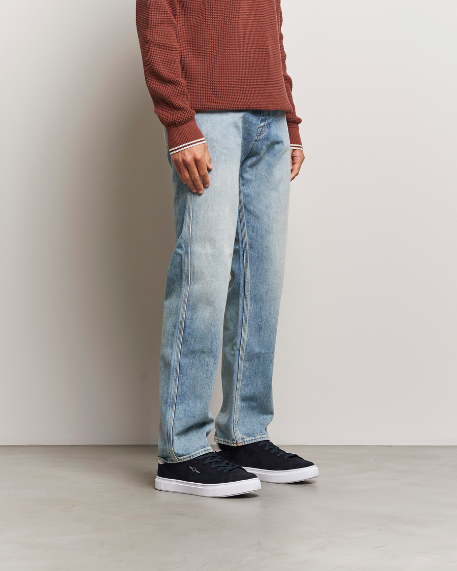 Heren | Fred Perry B71 Suede Sneaker Navy | Fred Perry | B71 Suede Sneaker Navy