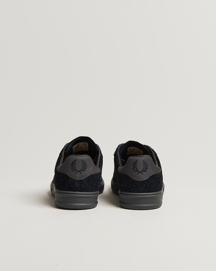 Heren | Fred Perry B4 Suede Sneaker Black | Fred Perry | B4 Suede Sneaker Black