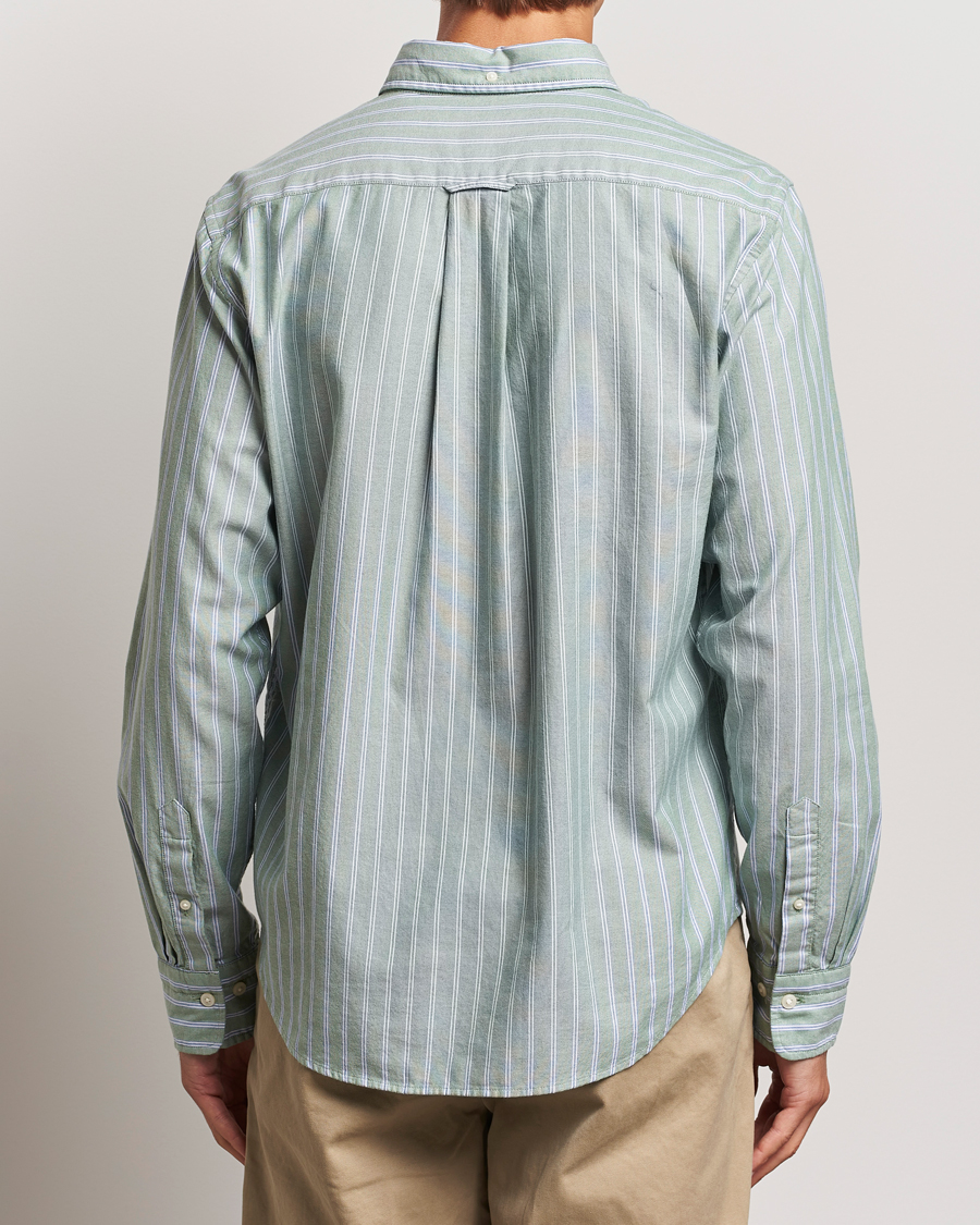 Heren | Overhemden | GANT | Archive Oxford Stripe Shirt Dry Forest