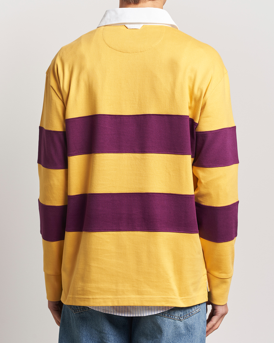 Heren | Truien | GANT | Block Stripe Heavy Rugger Faded Sunset