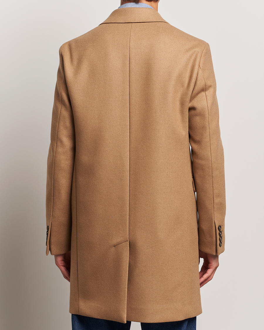 Heren | Jassen | GANT | Classic Wool Coat Mustard Beige