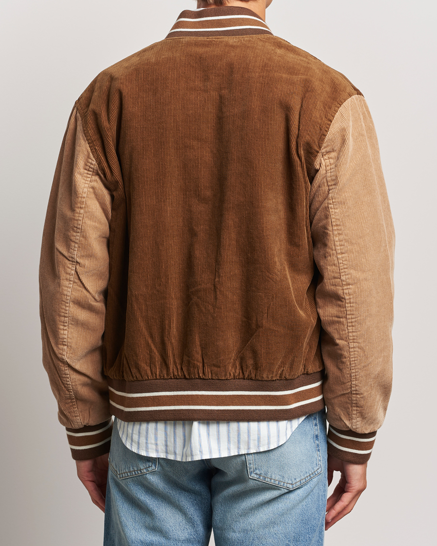 Heren | Jassen | GANT | Cord Varsity Jacket Cacao Brown