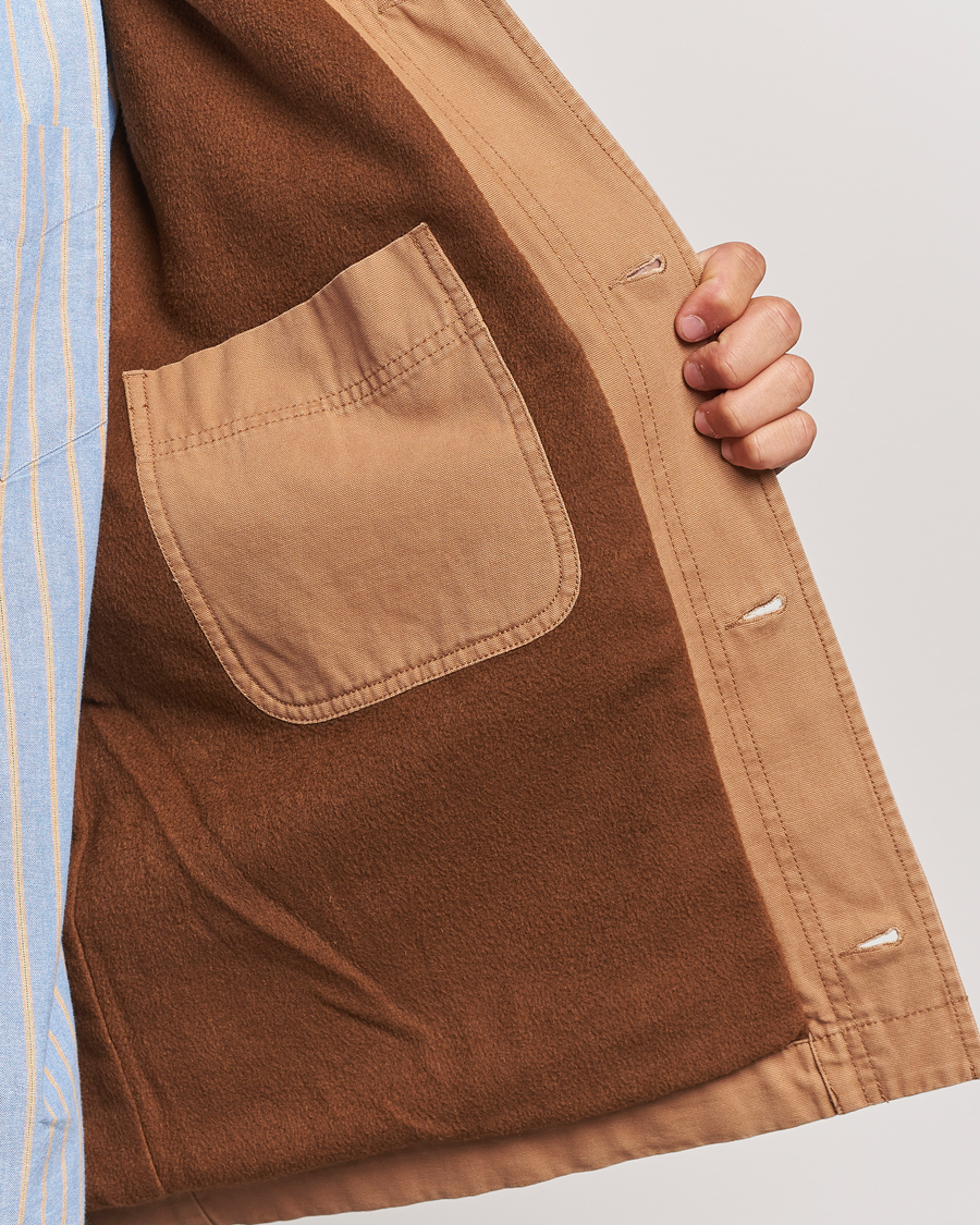 Heren | Jassen | GANT | Cotton Work Jacket Roasted Walnut