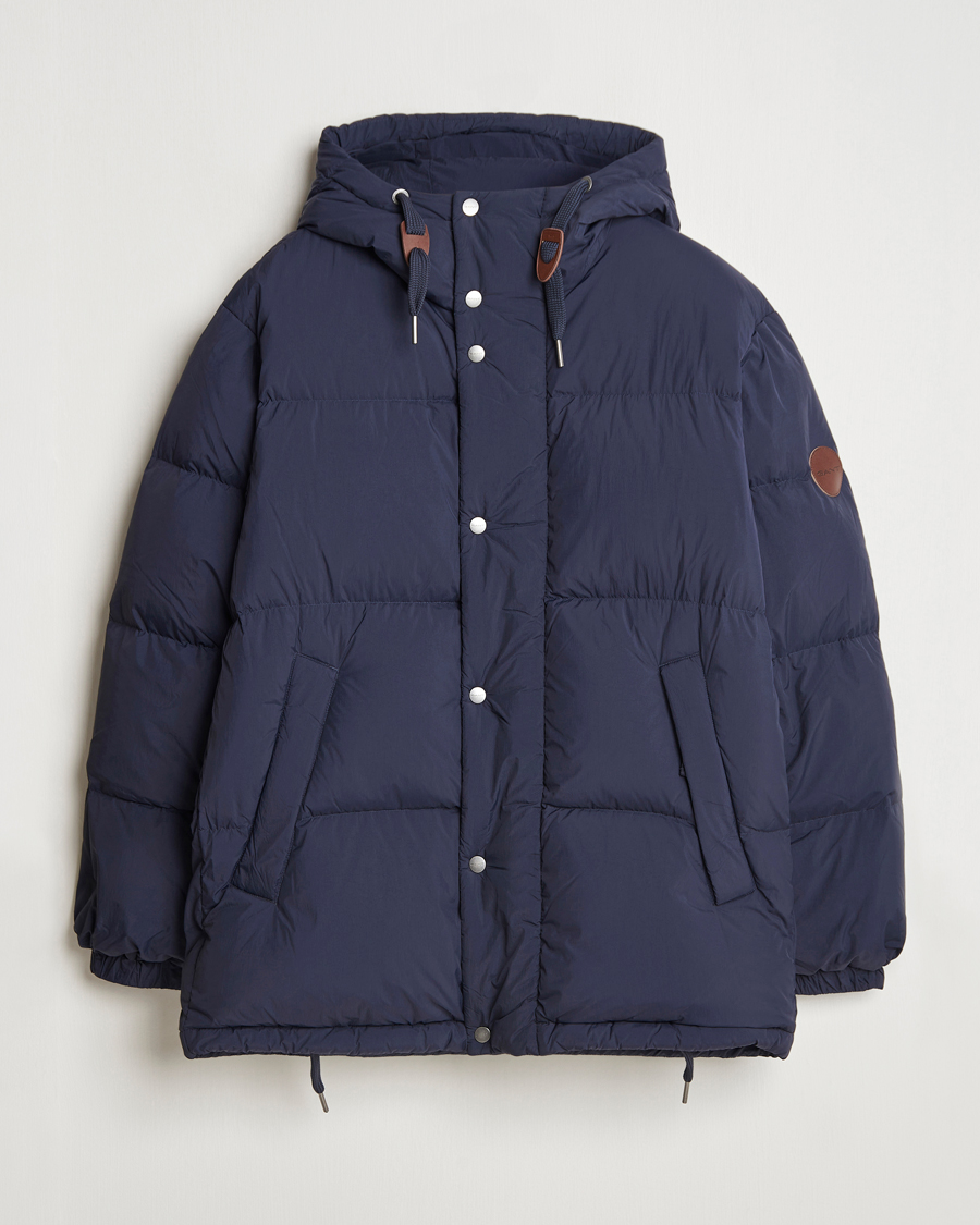 Heren | Jassen | GANT | Expedition Down Puffer Evening Blue