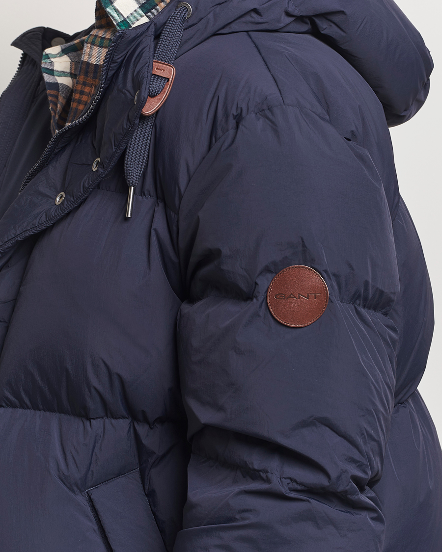 Heren | Jassen | GANT | Expedition Down Puffer Evening Blue