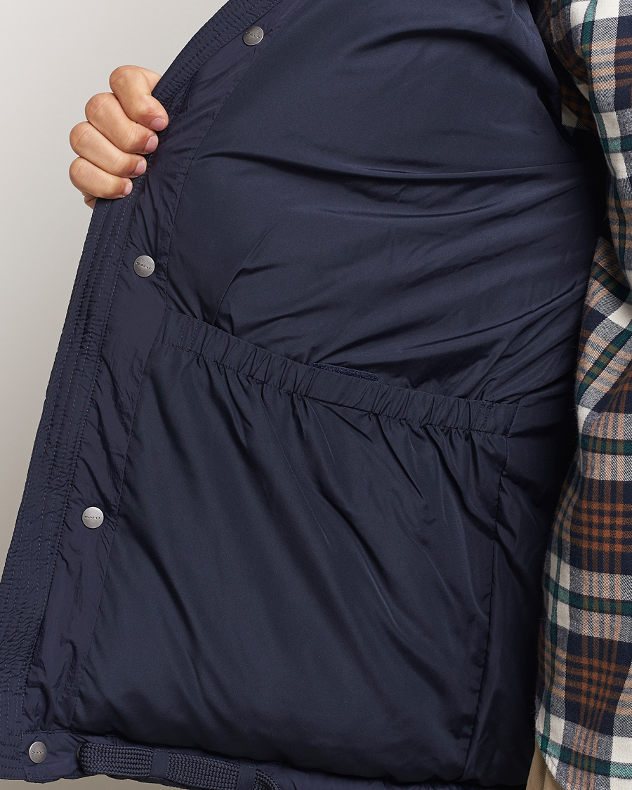 Heren | Jassen | GANT | Expedition Down Puffer Evening Blue