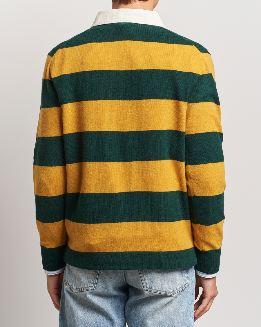 Heren | Truien | GANT | Extra Fine Lambswool Striped Rugger Tartan Green