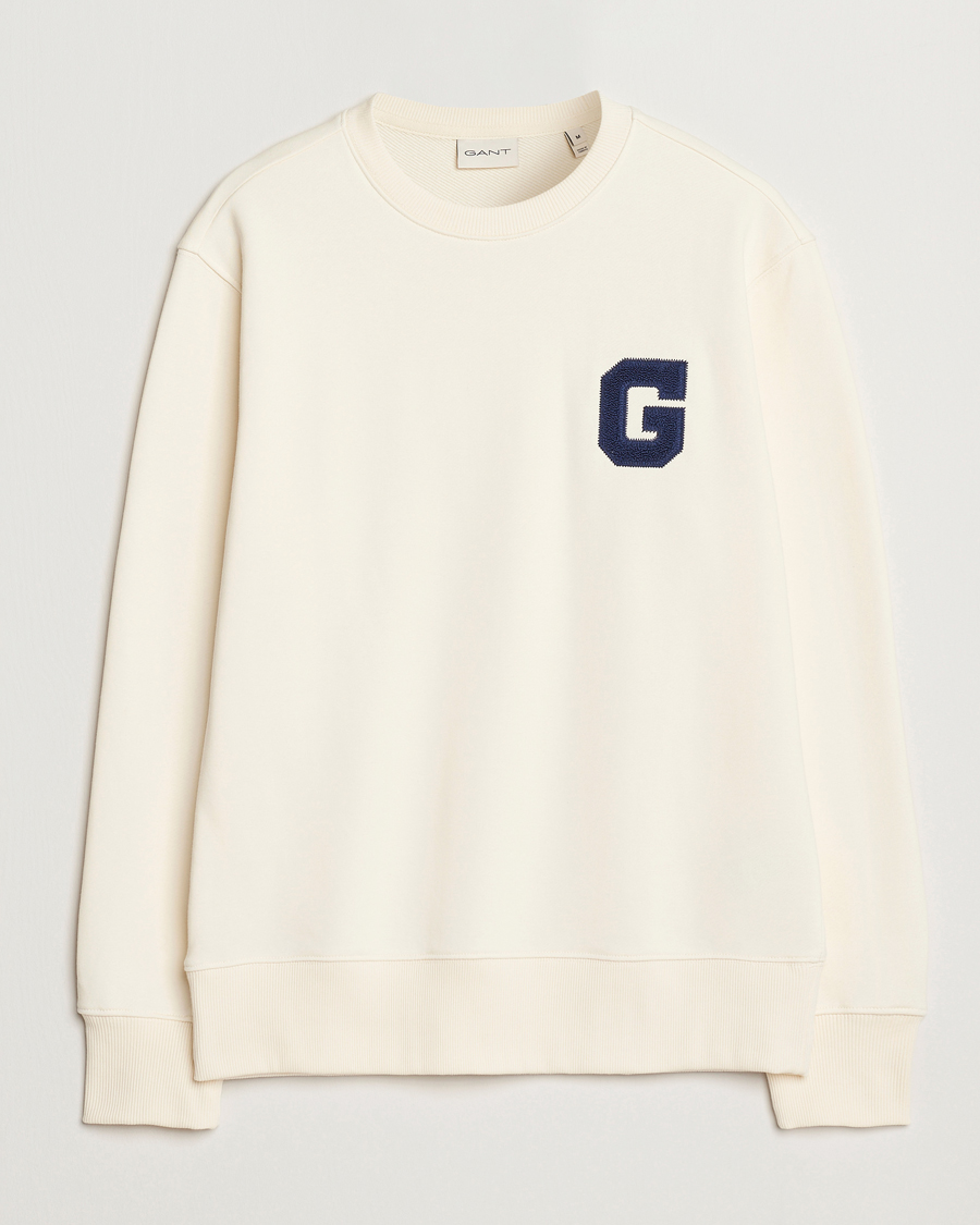Heren | Truien | GANT | G Graphic Sweatshirt Cream