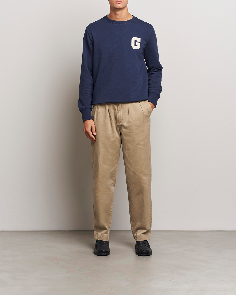 Heren | Truien | GANT | G Graphic Sweatshirt Classic Blue