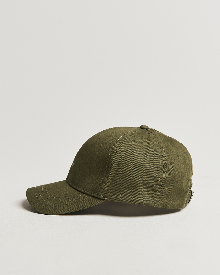 Heren | GANT High Cotton Twill Cap Juniper Green | GANT | High Cotton Twill Cap Juniper Green