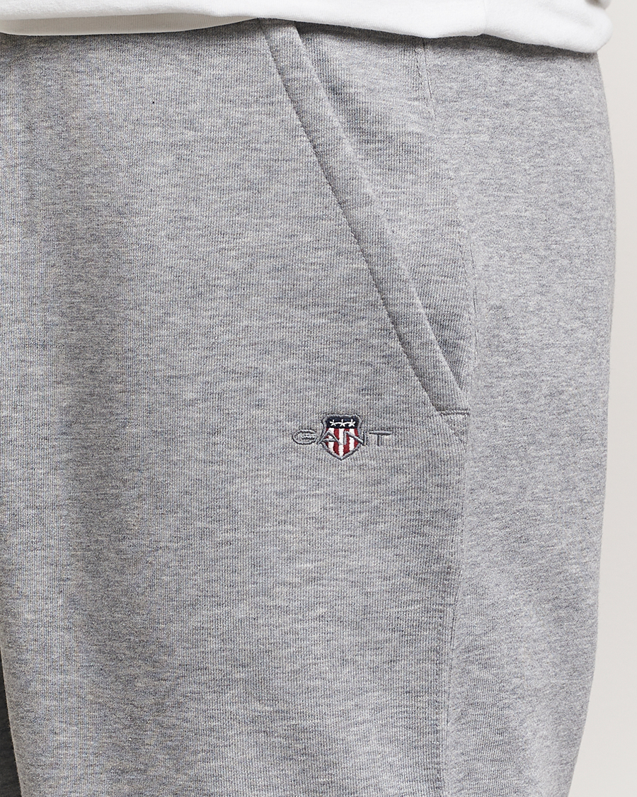 Heren | Broeken | GANT | Original Sweatpant Grey Melange