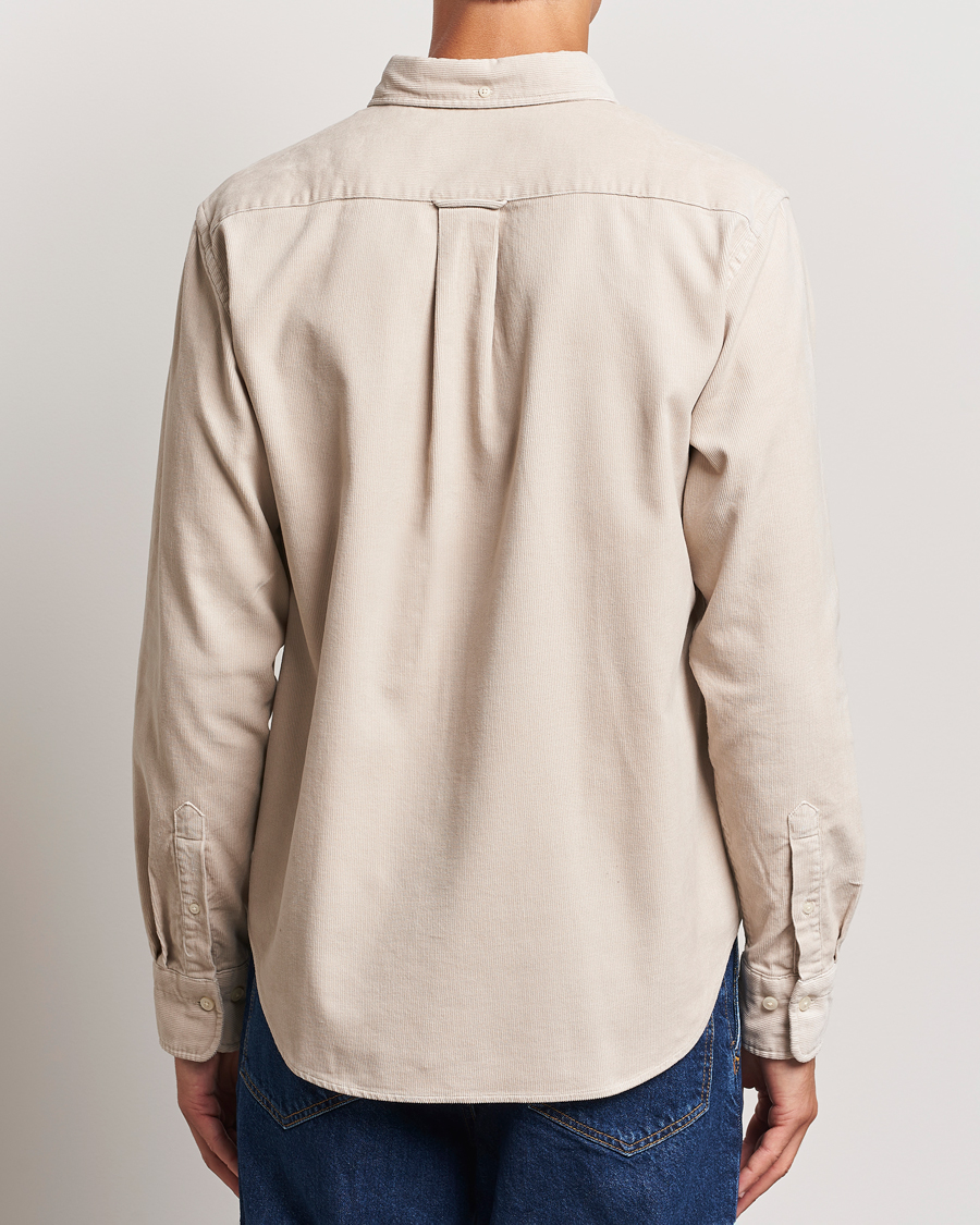 Heren | Overhemden | Gant | Regular Fit Corduroy Shirt Putty