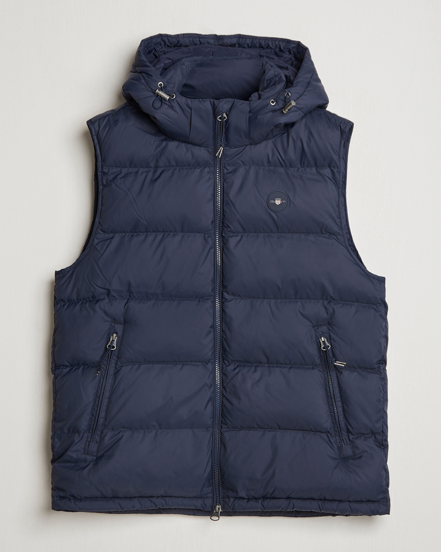 Heren | Jassen | GANT | The Active Cloud Vest Evening Blue